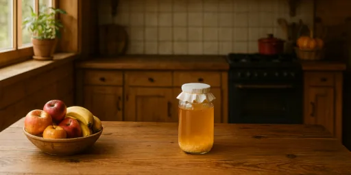 Qué es el kéfir de agua: Frasco de kefir de agua